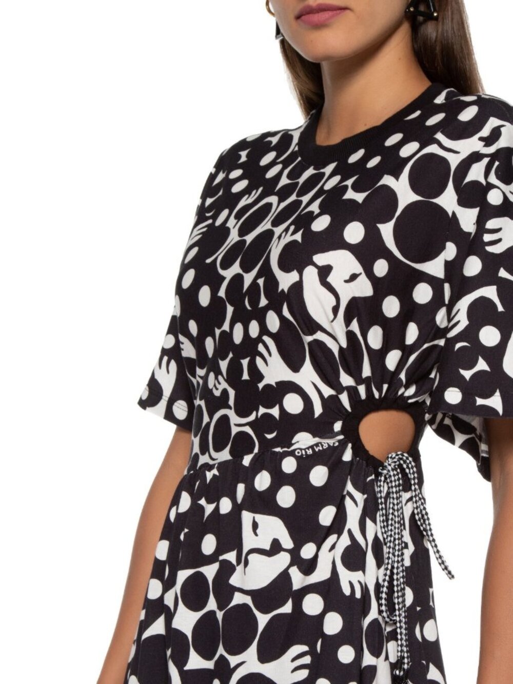 NWT FARM RIO DRESS SIZE SMALL( P IN TAG)  PK3279 DI52 100%COTTON!!!